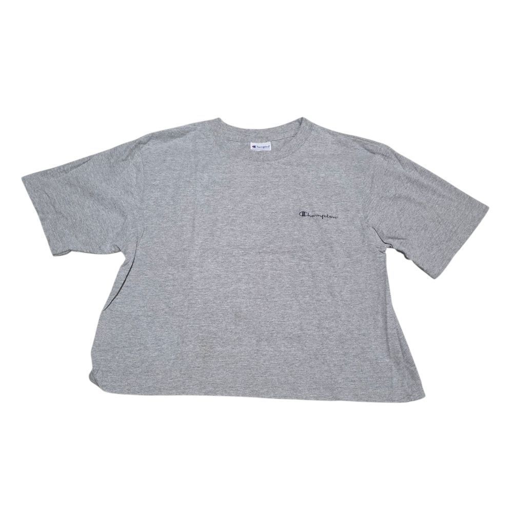 Champion Heather Gray Crop Tee